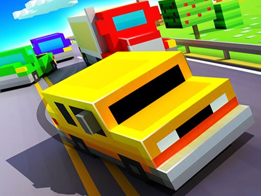 Blocky Highway: Traffic Racing — Lumba Kereta